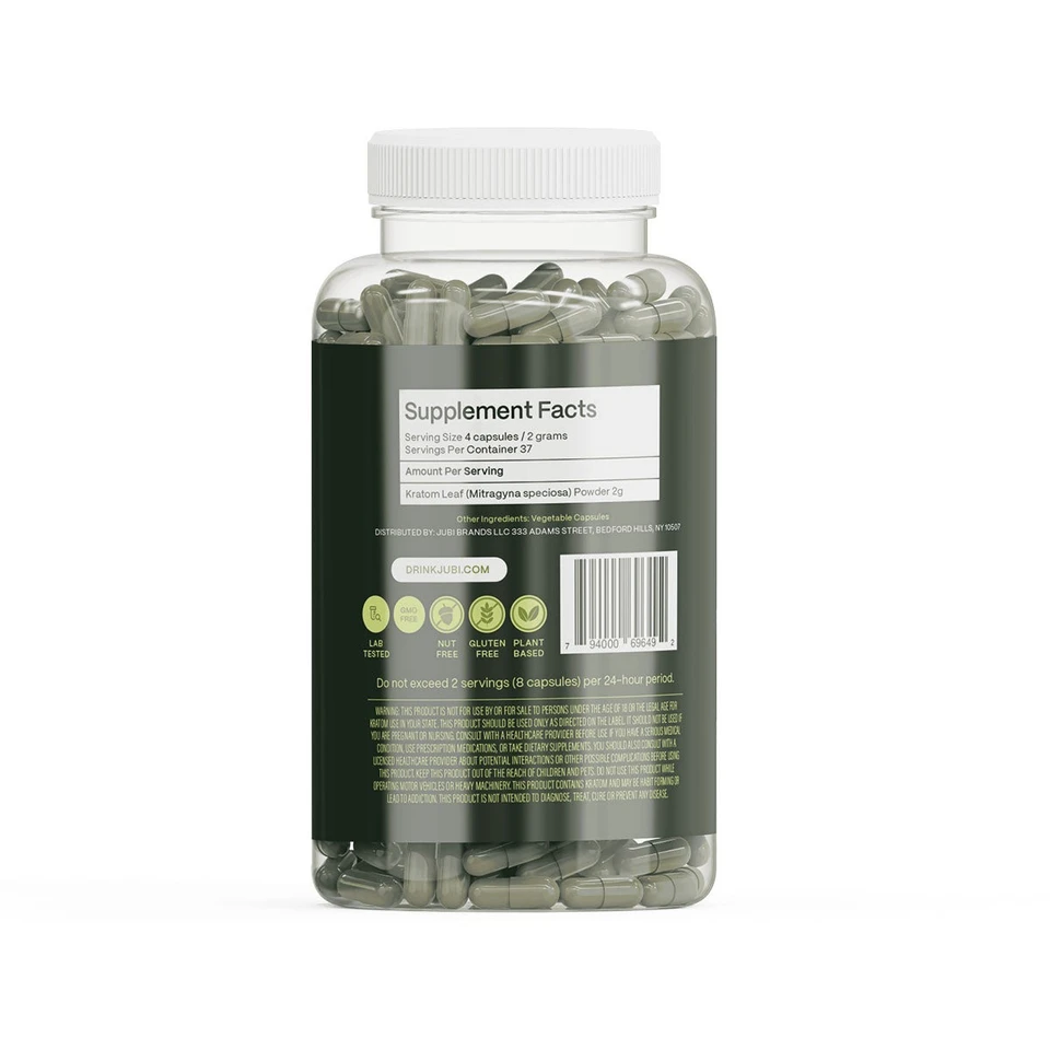 jubi maeng da kratom vegetable capsules green maeng da back 47406