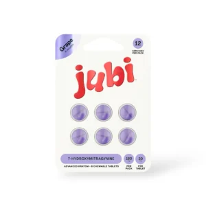 jubi 7 hydroxymitragynine chewable tablets grape 30mg per tablet 6ct 98566